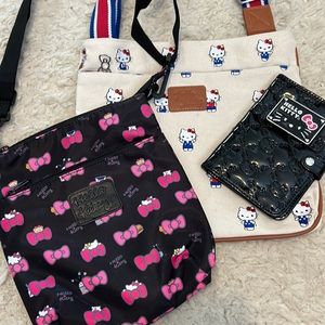 Lot of Hello Kitty Bags